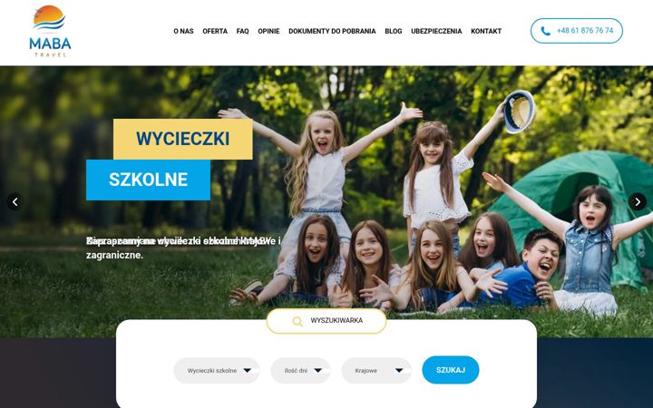 Screenshot of maba.com.pl