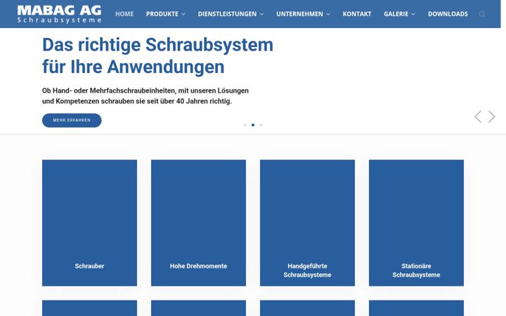 Screenshot of mabagag.ch