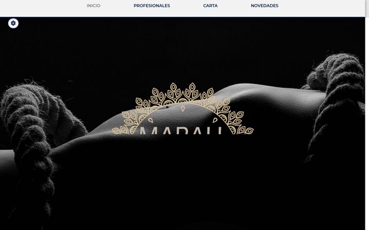 Screenshot of mabalimassage.com