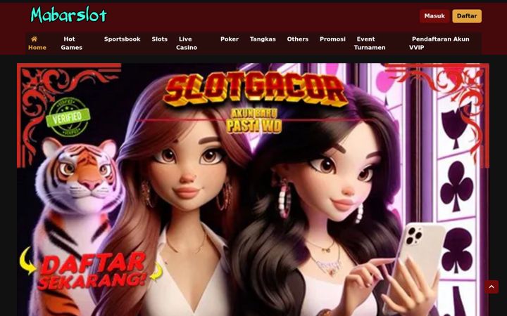 Screenshot of mabar-slot.com