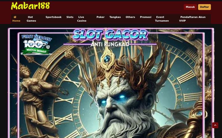 Screenshot of mabar188slot.com