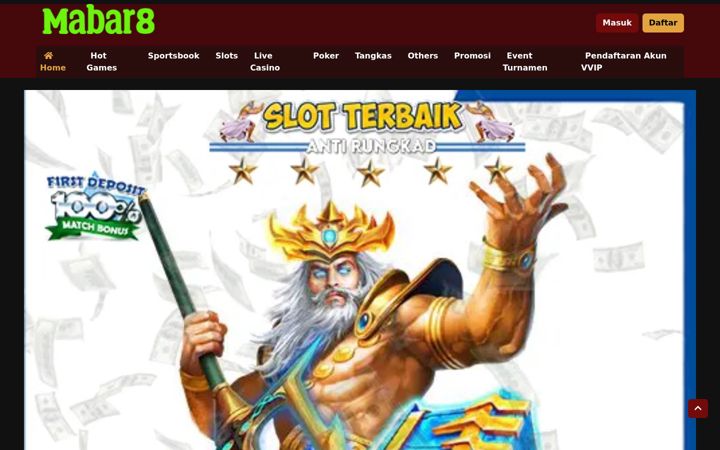 Screenshot of mabar8.net