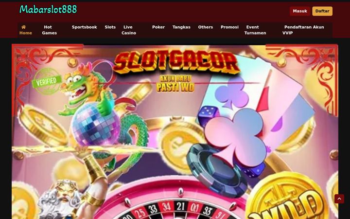 Screenshot of mabarslot888.org