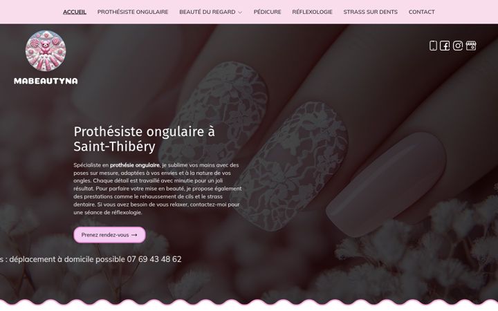 Screenshot of mabeautyna.fr