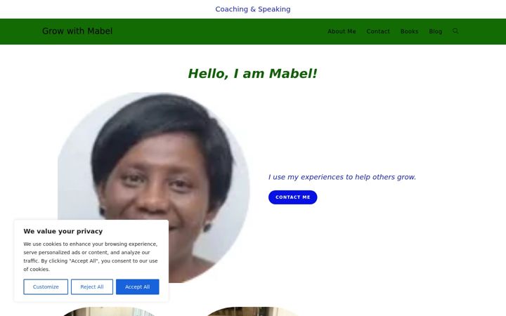 Screenshot of mabeldarko.org