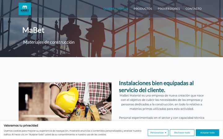 Screenshot of mabet.es