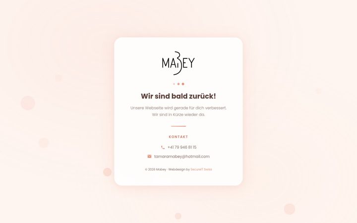 Screenshot of mabey.ch