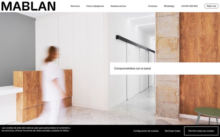 Screenshot of mablanmedical.com
