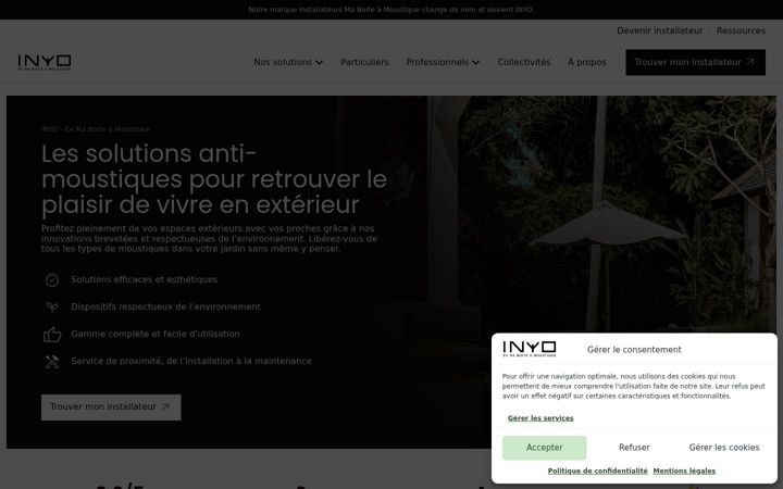 Screenshot of maboiteamoustique.com