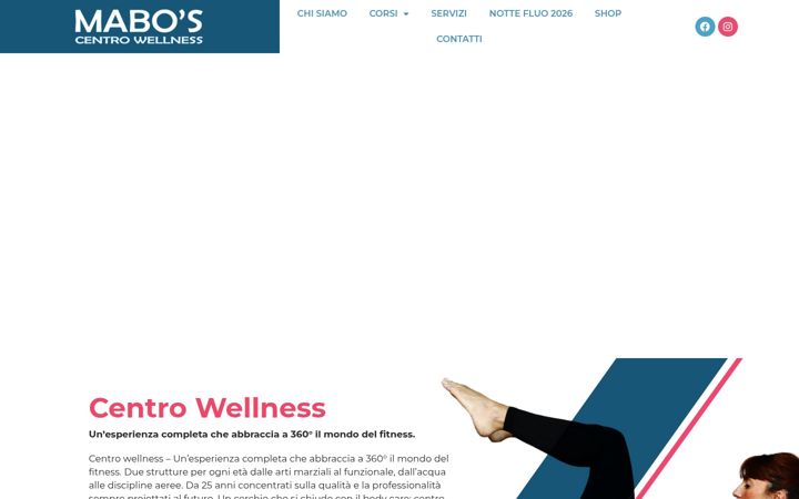 Ekraanipilt saidist maboscentrowellness.it