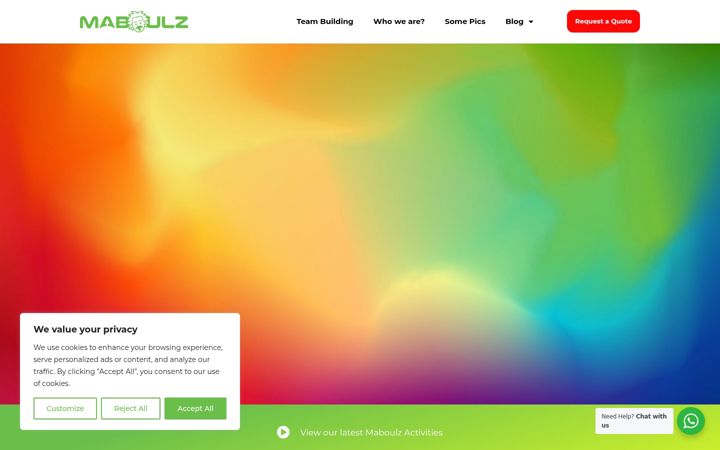 Screenshot of maboulz.com