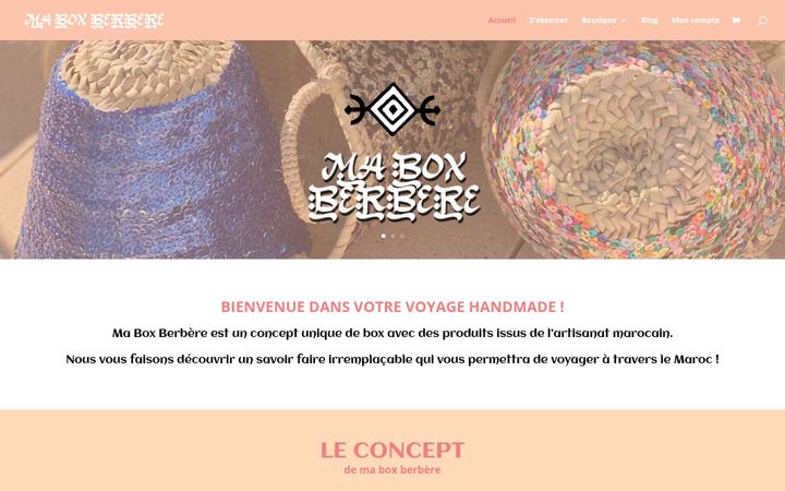 Screenshot of maboxberbere.fr