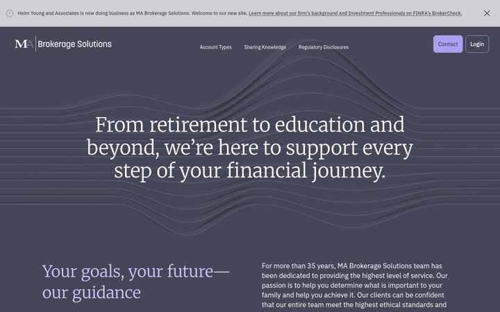 Screenshot of mabrokeragesolutions.com