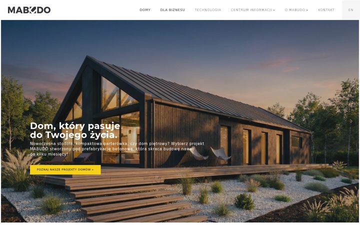 Screenshot of mabudo.pl