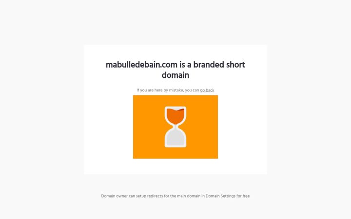 Screenshot of mabulledebain.com