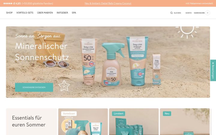 Screenshot of mabyen.com