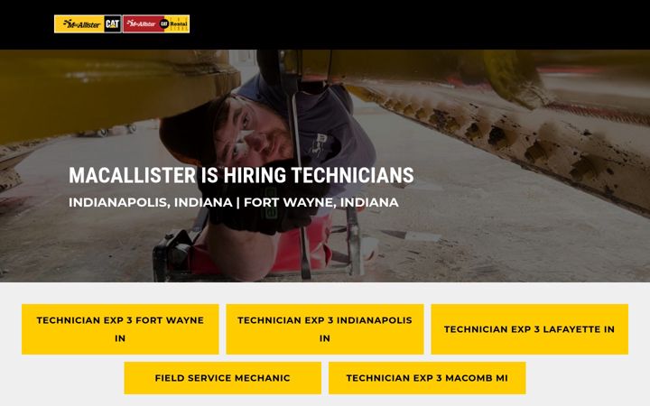 Screenshot of macallisterjobs.com