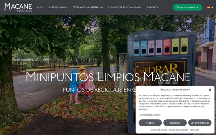 Screenshot of macane.es