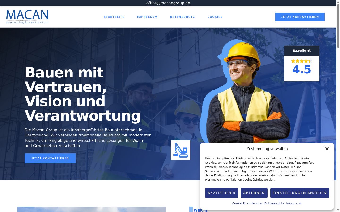 Sutikimo reklamjuostės, rodytos prieš bet kokią sąveiką, ekrano kopija