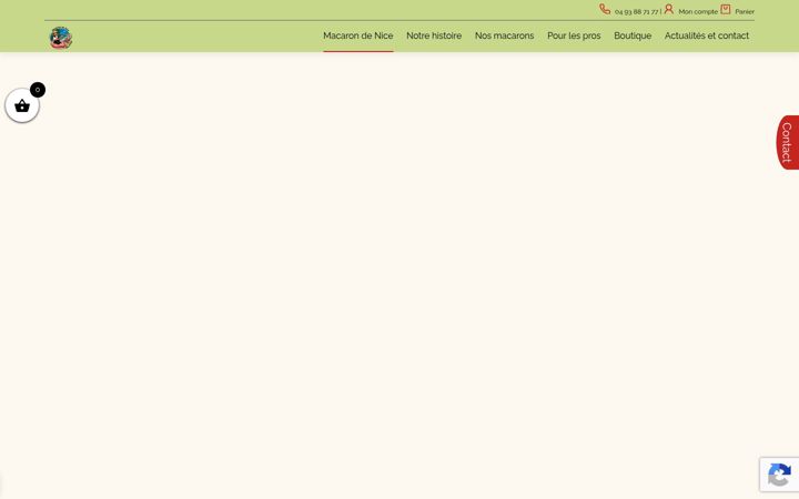 Screenshot of macaron-de-nice.com
