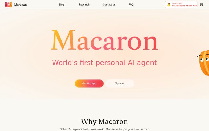 Screenshot of macaron.im