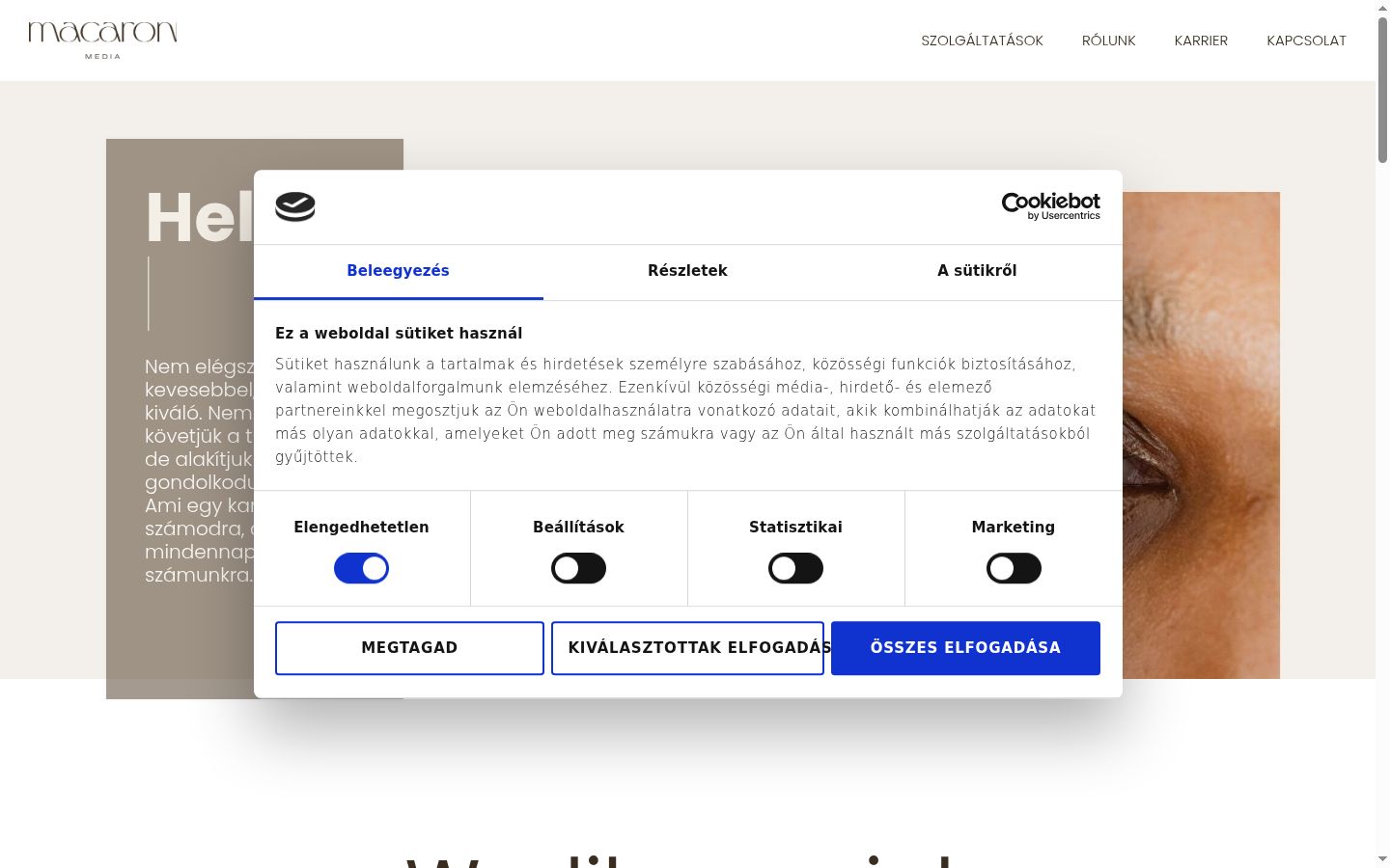 Zrzut ekranu banera zgody wyświetlanego przed jakąkolwiek interakcją
