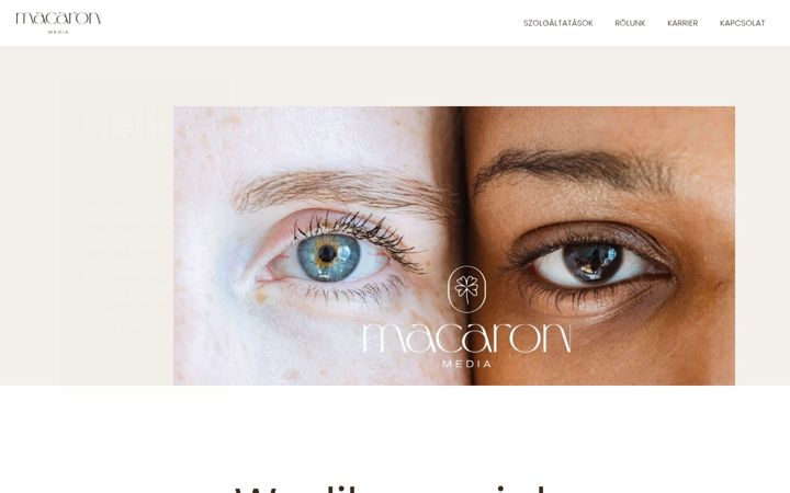 Screenshot of macaronmedia.com