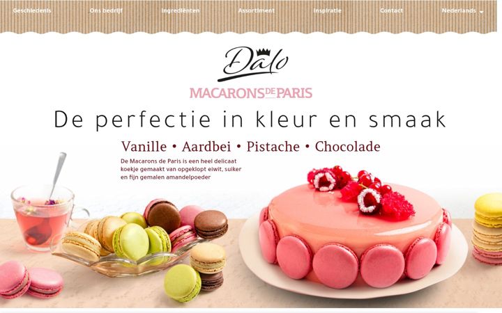 Screenshot of macaronsdeparis.eu