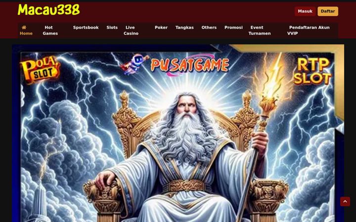 Screenshot of macau338.org