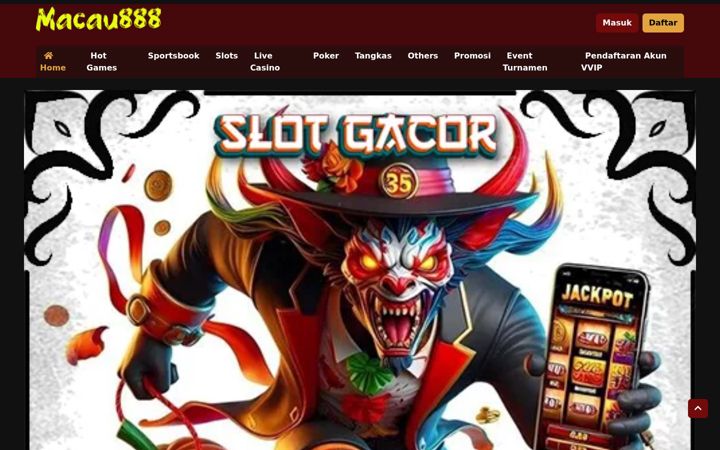 Screenshot of macau888slot.net