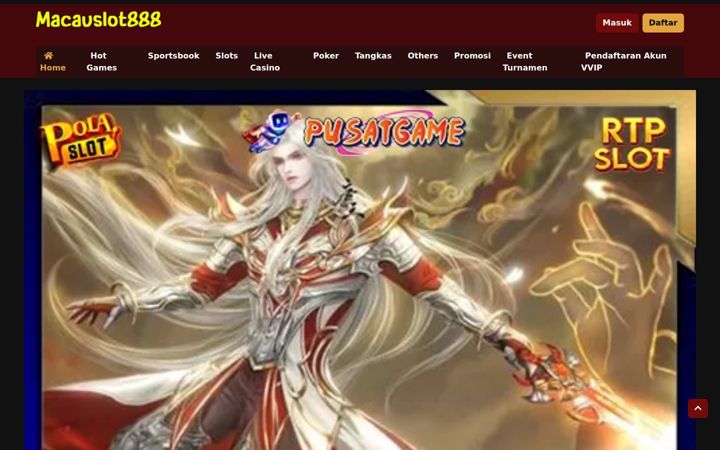 Screenshot of macauslot888.org