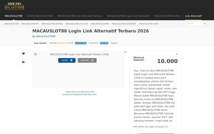 Screenshot ta' macauslot88xo3.org