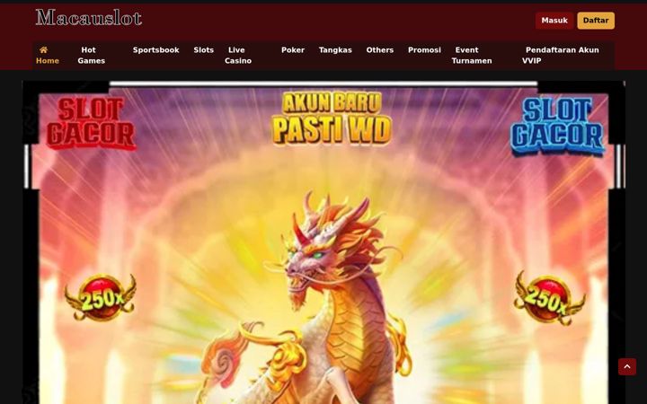 Screenshot of macauslotsoccer.com