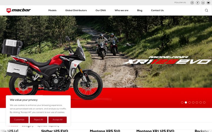 Screenshot of macbor.com