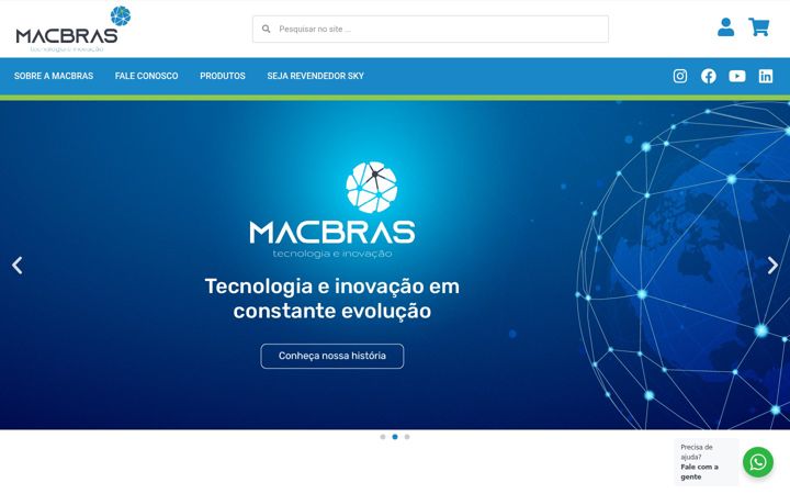 Screenshot of macbras.com.br