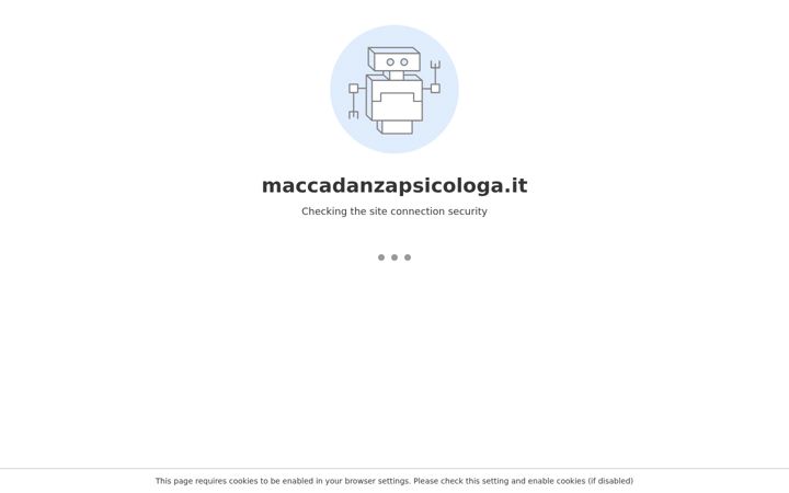 Skjermbilde av maccadanzapsicologa.it
