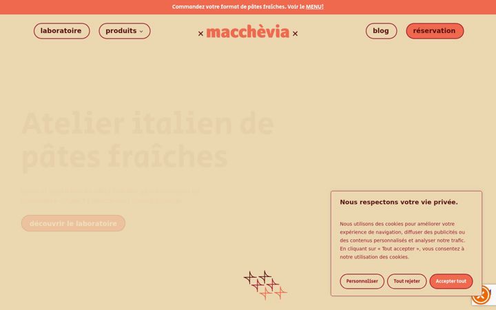 Screenshot of macchevia.com