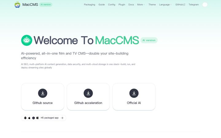 Screenshot of maccms.la