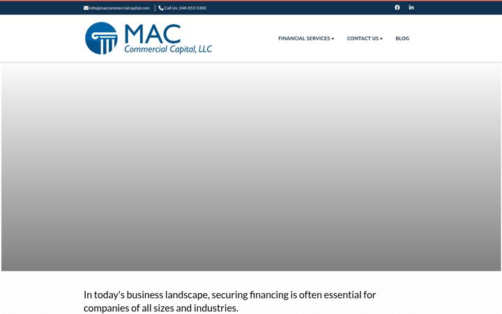 Screenshot of maccommercialcapital.com