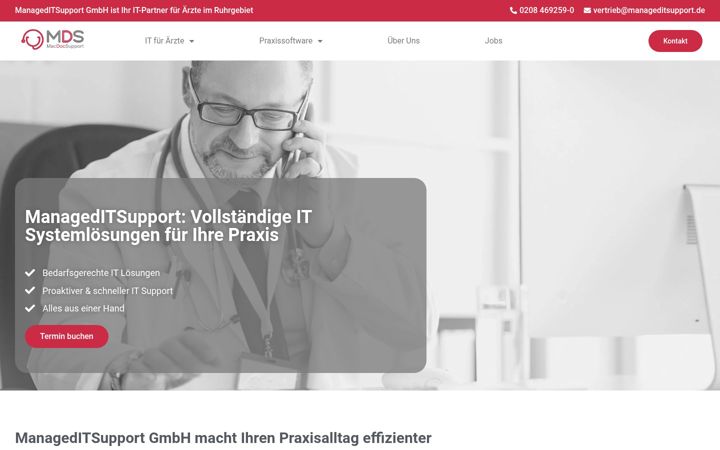 Screenshot of macdocsupport.de