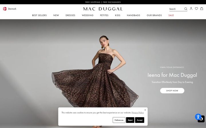 Screenshot of macduggal.com
