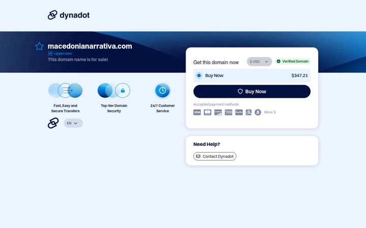 Screenshot of macedonianarrativa.com