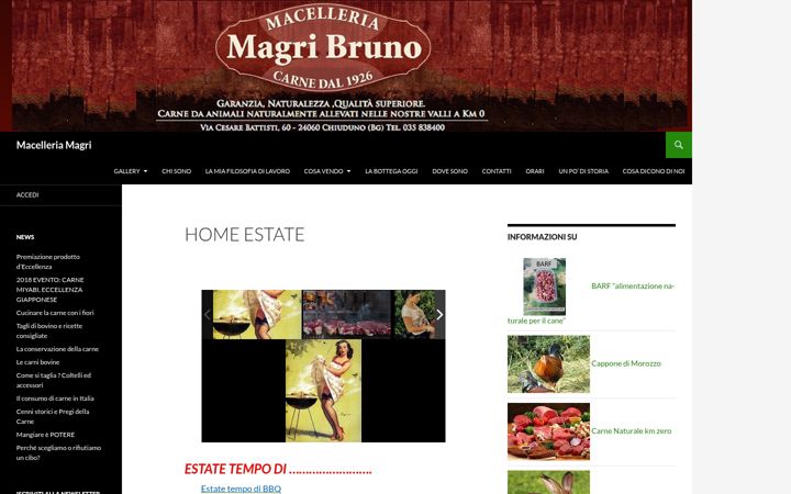 Screenshot of macelleriamagri.com