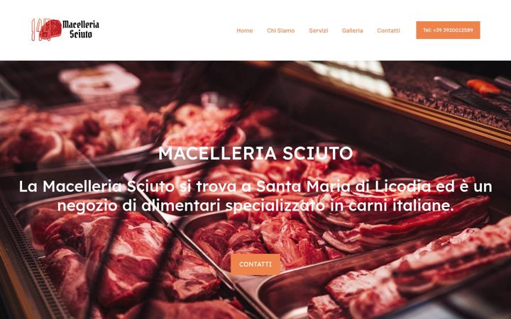Screenshot of macelleriasciuto.it