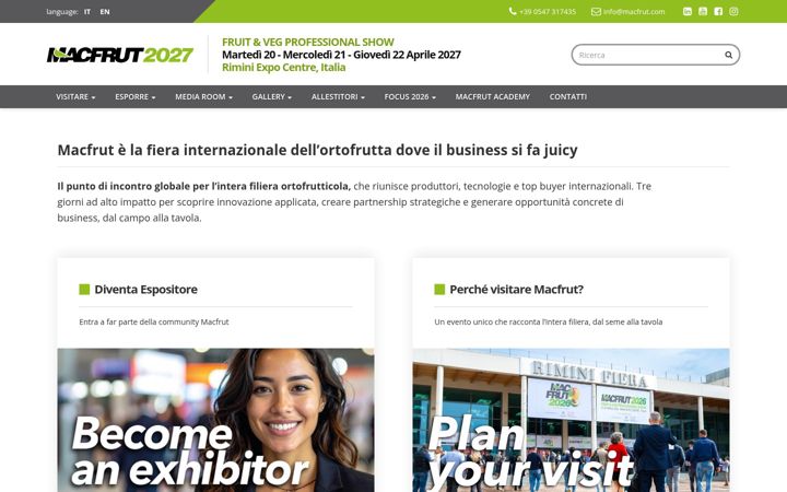 Screenshot of macfrut.com