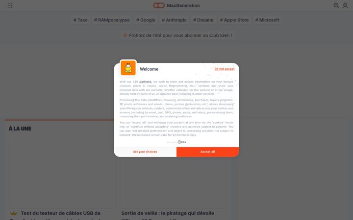 Screenshot of macg.co