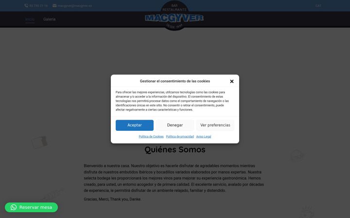 Screenshot of macgyver.es