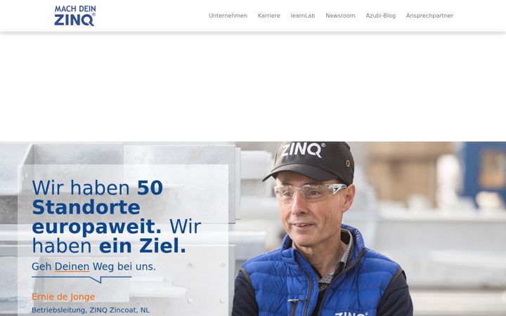 Screenshot of mach-dein-zinq.com
