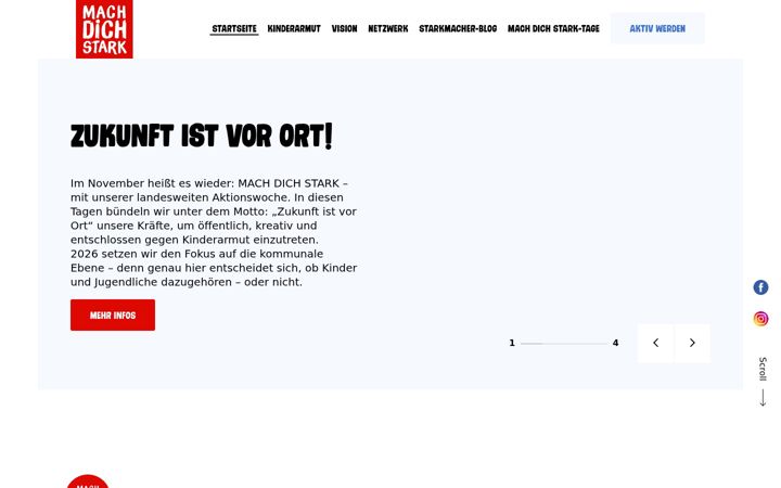 Screenshot of mach-dich-stark.net