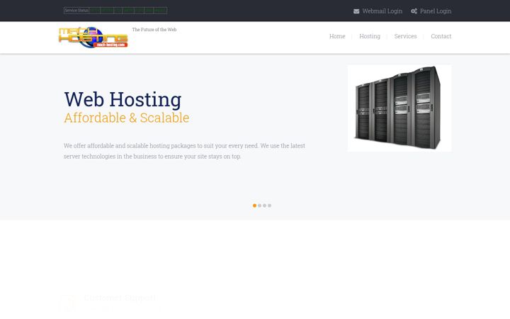 Screenshot of mach-hosting.com